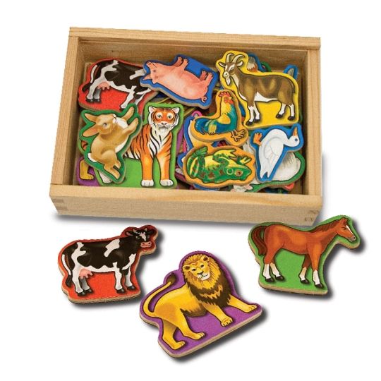 Melissa & Doug Ahşap Mıknatıslı Hayvanlar