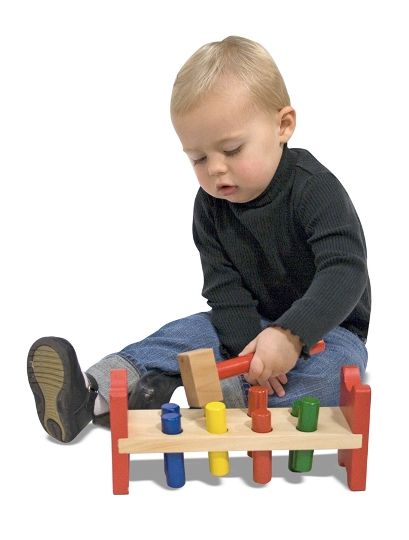 Melissa & Doug Ahşap Bambam Çivi Çakma