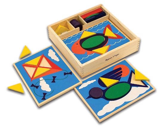 Melissa & Doug Ahşap Şekil Bulmaca