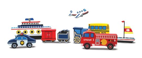 Melissa & Doug Ahşap Tombul Yapboz // Araçlar