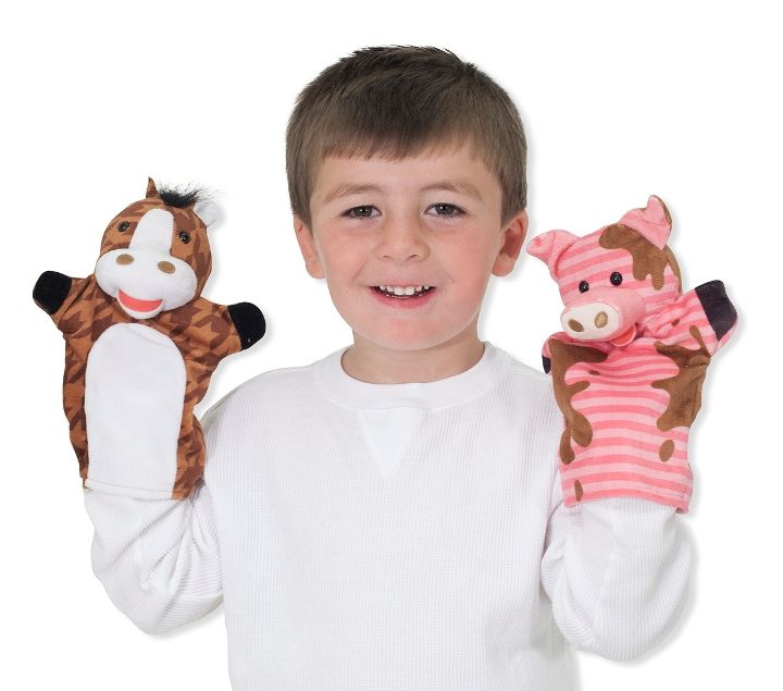 Melissa & Doug El Kukla Seti // Çiftlik Hayvanları