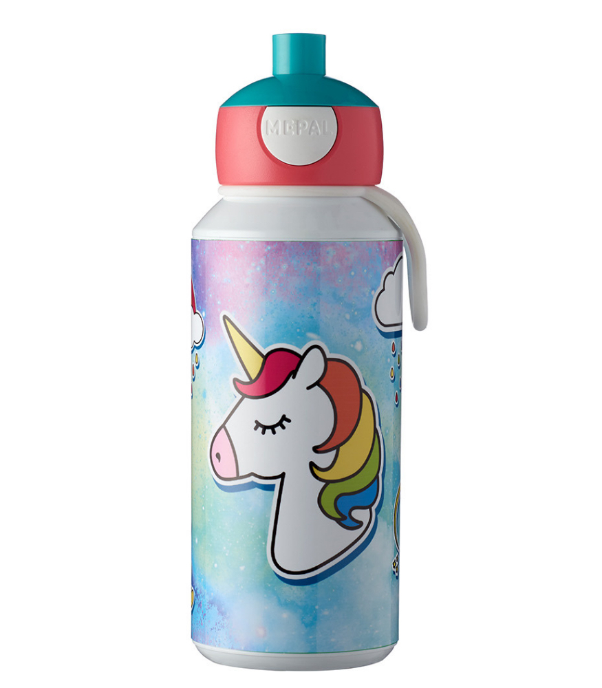 Mepal Pop-Up Campus Drinking Bottle (400 ml) // Unicorn