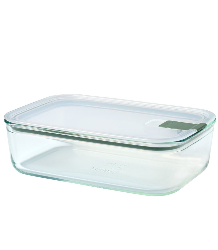 Mepal Easyclip Glass Food Storage Box (1500 ml) // Nordic Sage