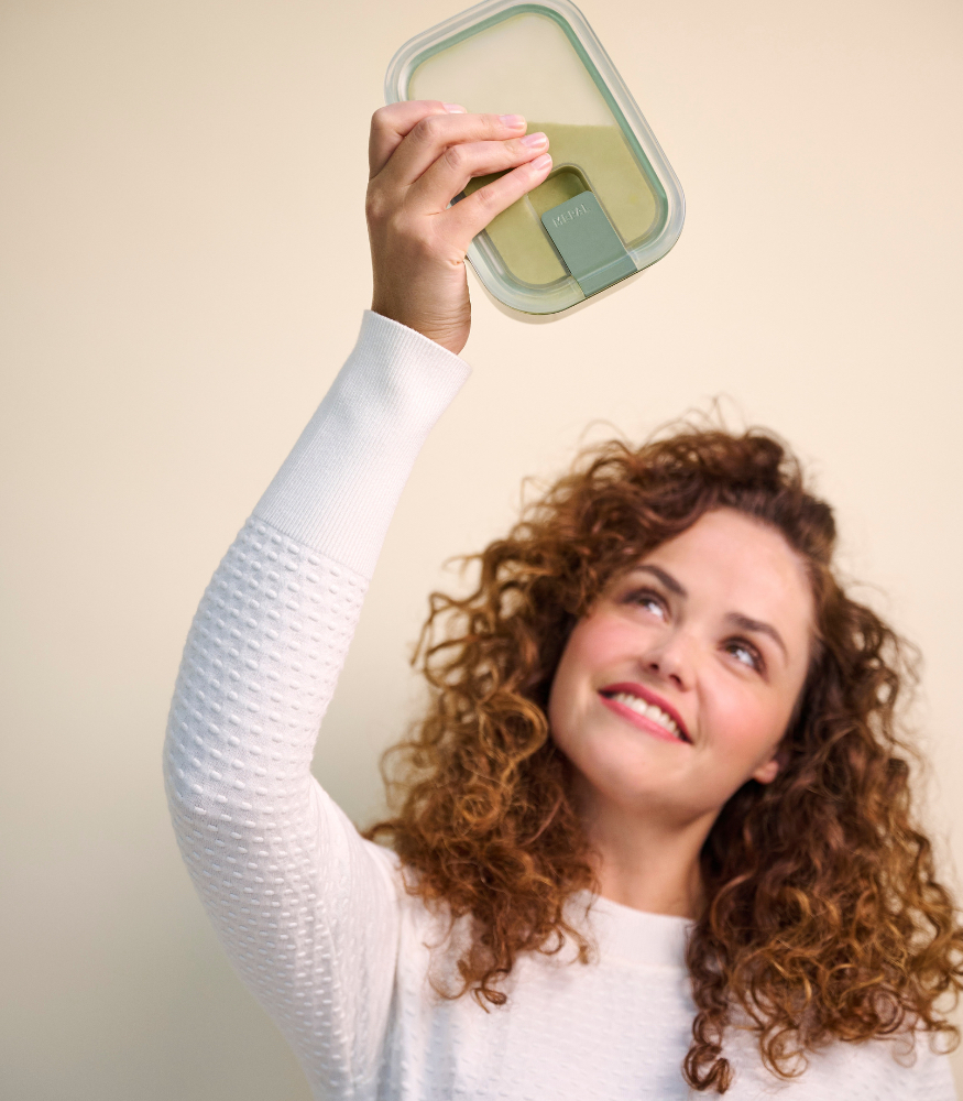 Mepal Easyclip Food Storage Box (1000 ml) // Nordic White