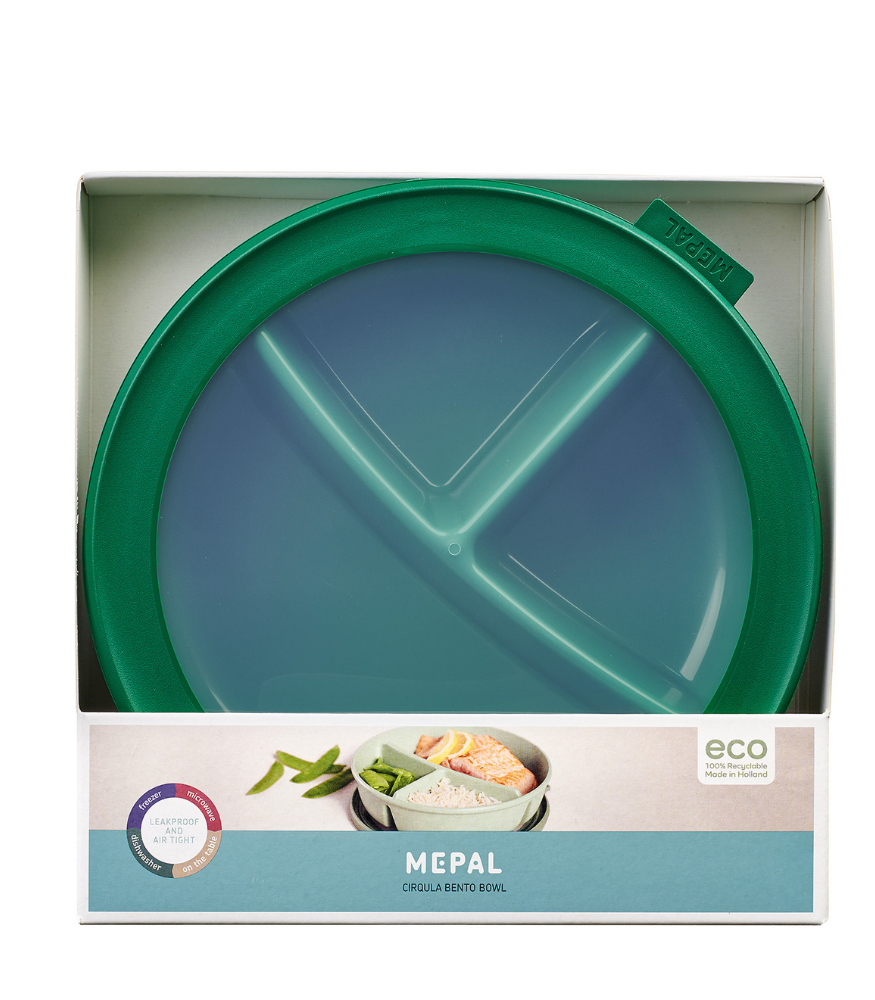 Mepal Cirqula Bento Bowl (250+250+500 ml) // Vivid Green