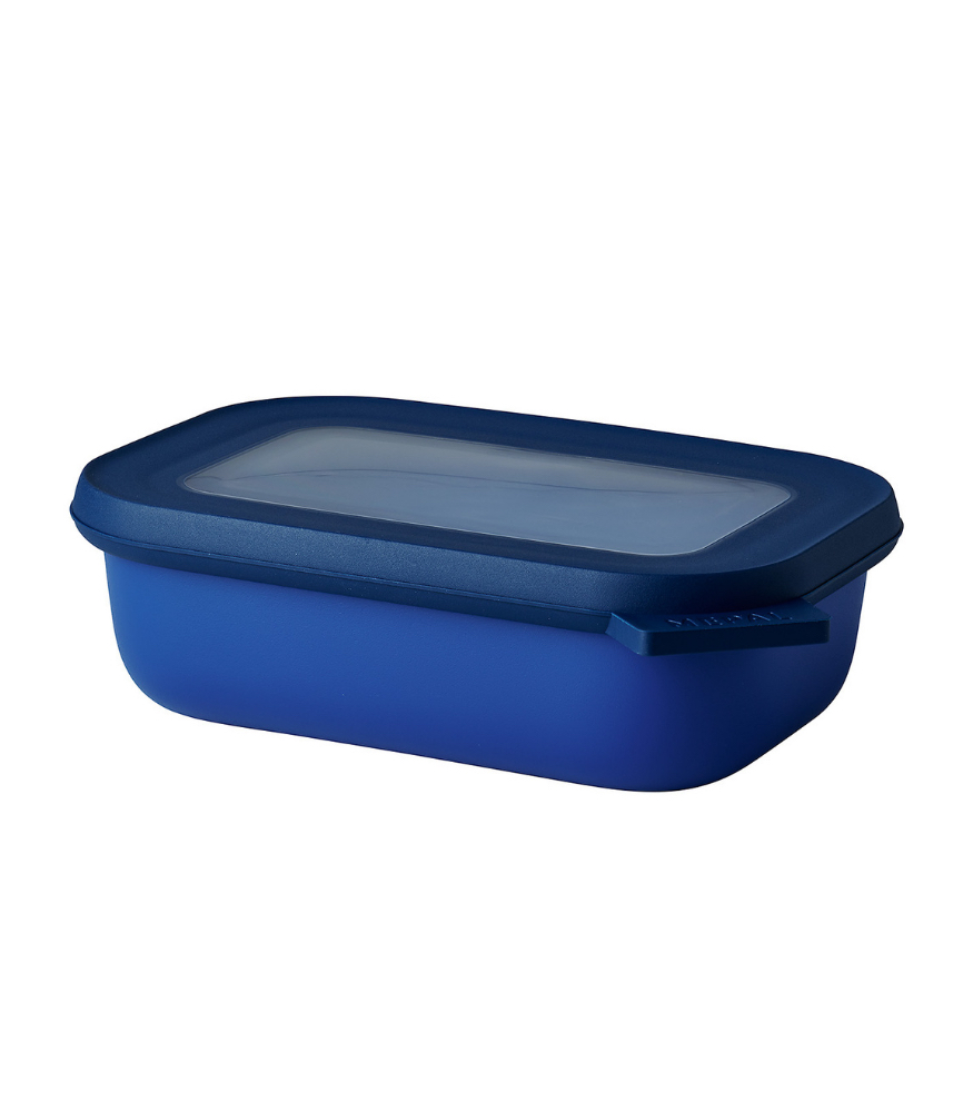 Mepal Cirqula Rectangular Multi Bowl (500 ml) // Vivid Blue