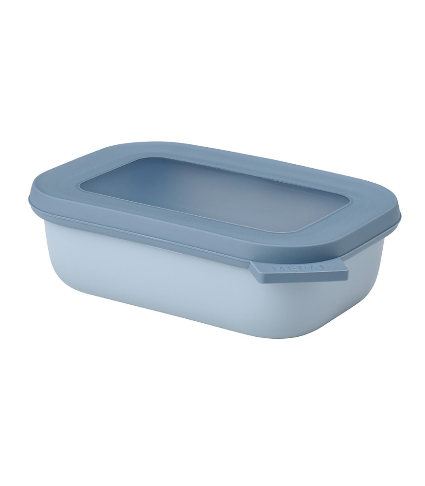 Mepal Cirqula Rectangular Multi Bowl (500 ml) // Nordic Blue