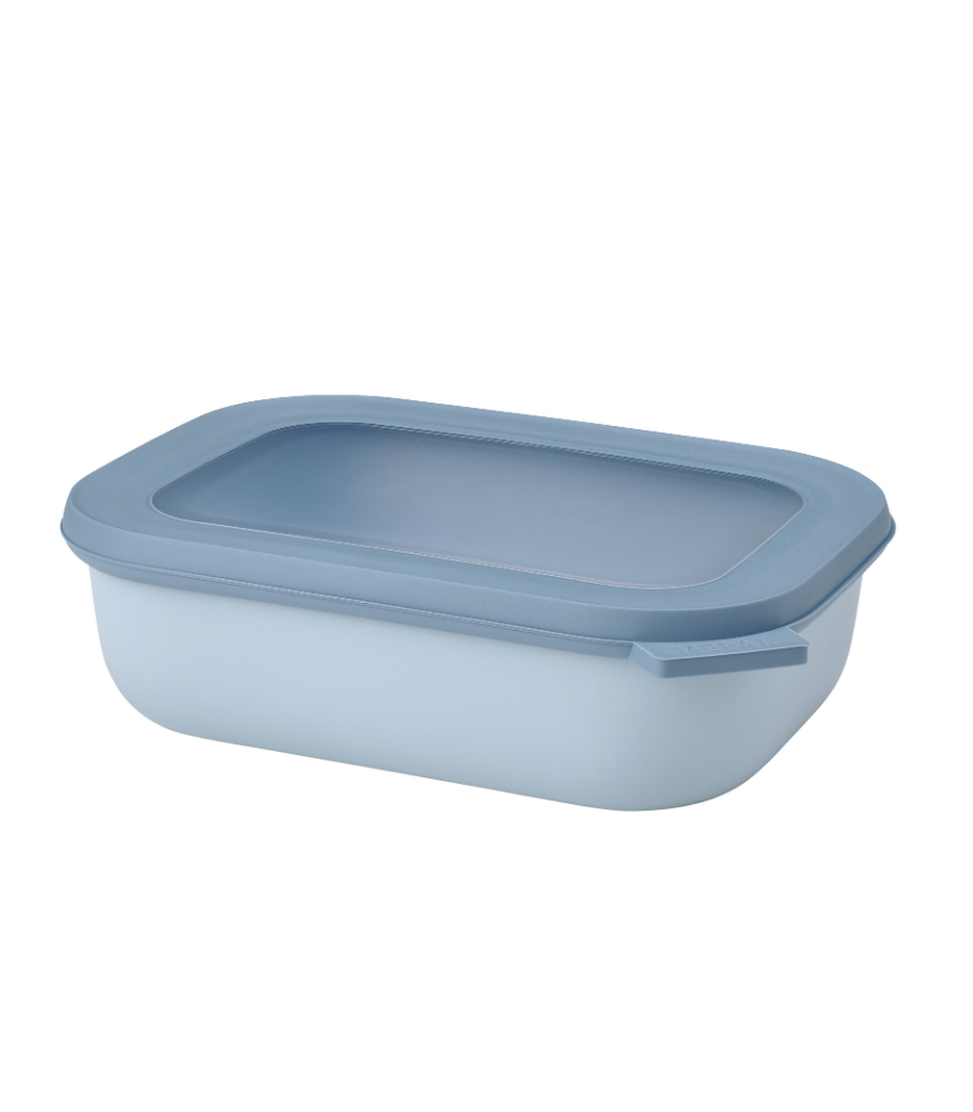 Mepal Cirqula Rectangular Multi Bowl (1000 ml) // Nordic Blue