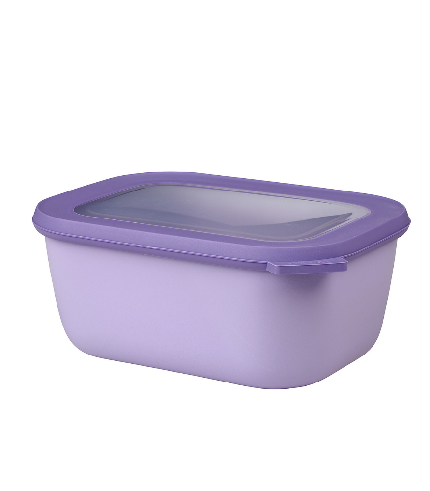 Mepal Cirqula Rectangular Multi Bowl (1500 ml) // Vivid Lilac