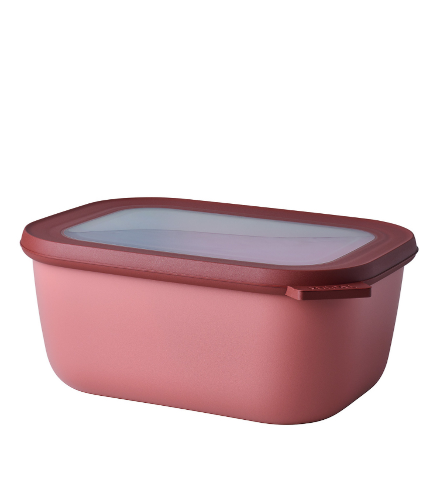 Mepal Cirqula Rectangular Multi Bowl (1500 ml) // Vivid Mauve