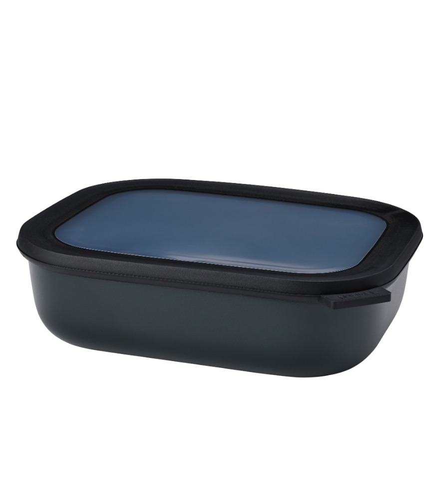 Mepal Cirqula Rectangular Multi Bowl (2000 ml) // Nordic Black