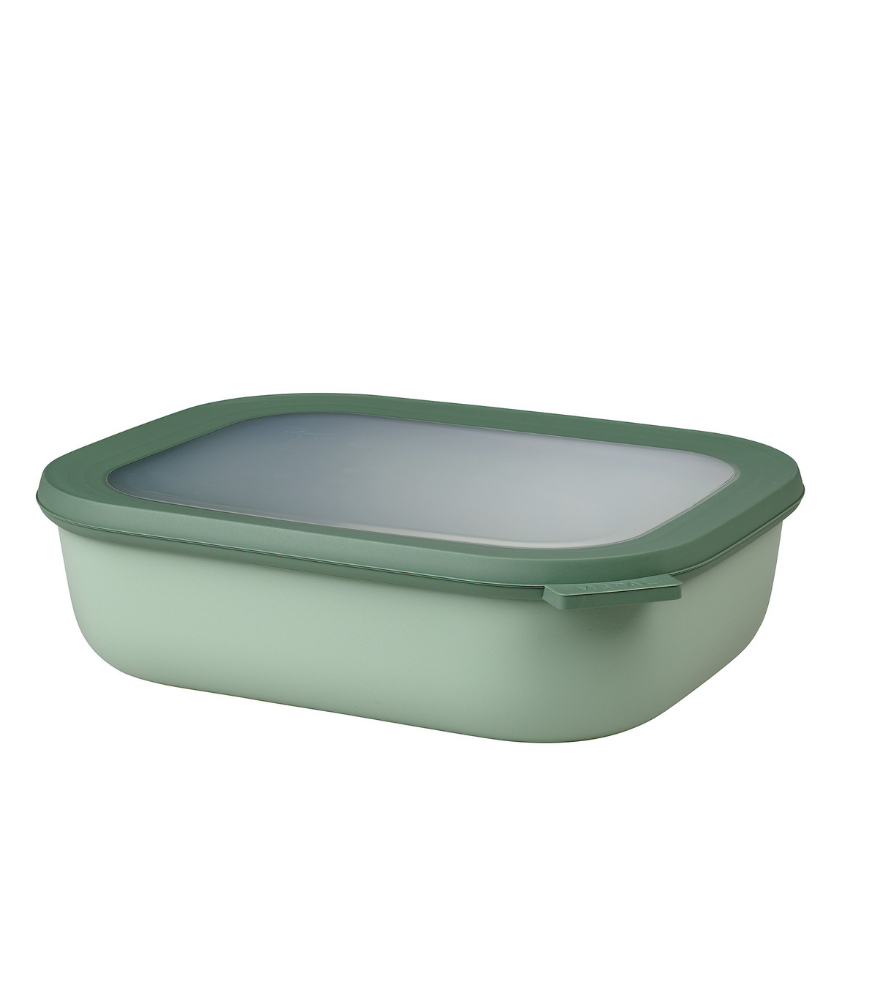 Mepal Cirqula Rectangular Multi Bowl (2000 ml) // Nordic Sage