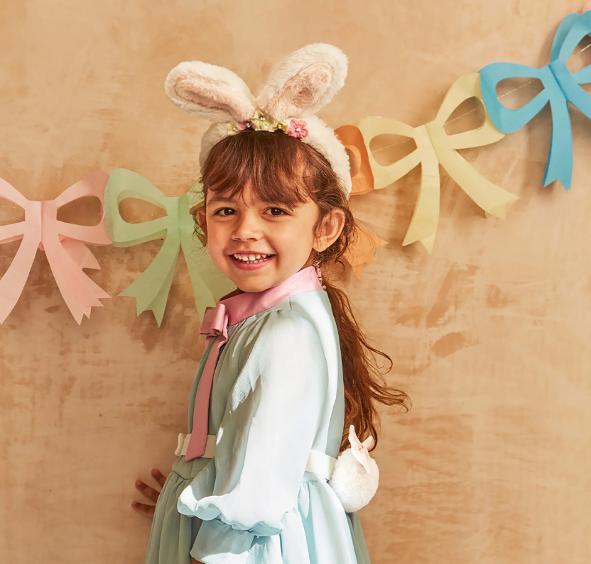 Meri Meri Çocuk Kostüm // Tavşan Kulakları ve Kuyruk Set