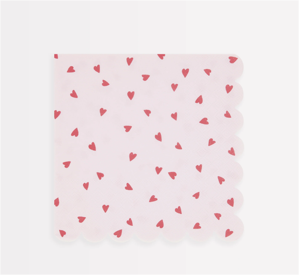 Meri Meri Parti Peçete (L) // Kalpli