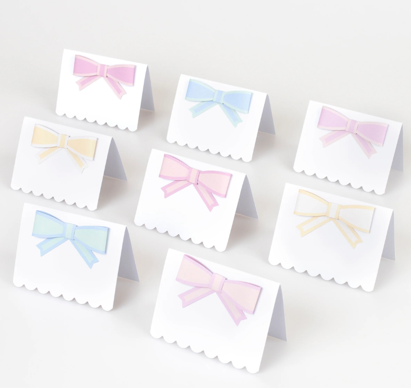 Meri Meri Fiyonklu İsim Kartları // Pastel