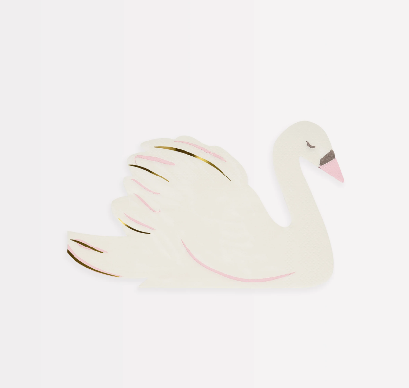 Meri Meri Parti Peçete // Kuğu