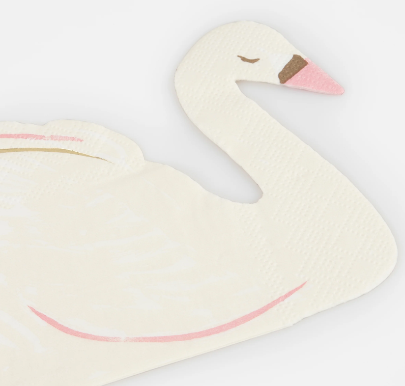 Meri Meri Parti Peçete // Kuğu