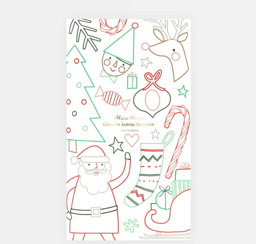 Meri Meri Aktivite Masa Örtüsü // Christmas Colour