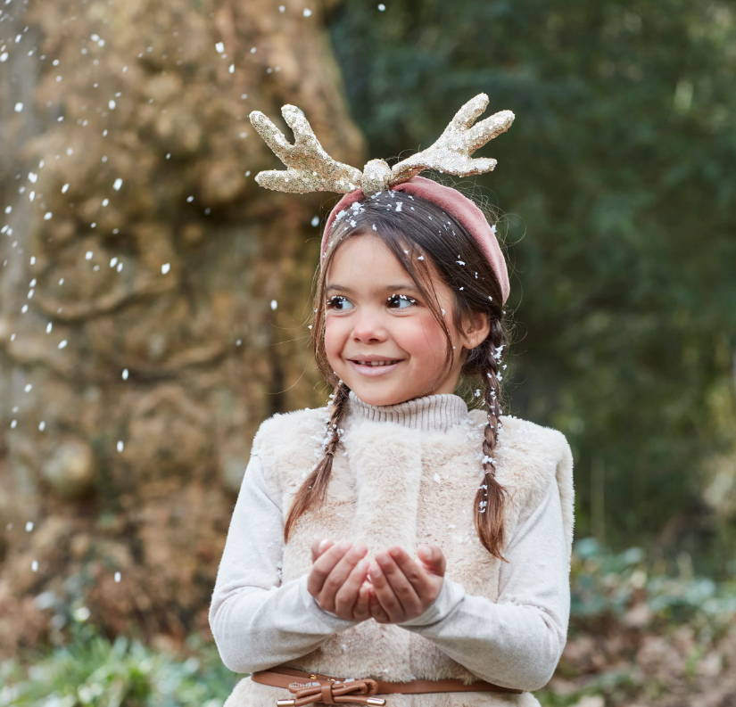 Meri Meri Saç Bandı // Kadife Geyik Boynuzu