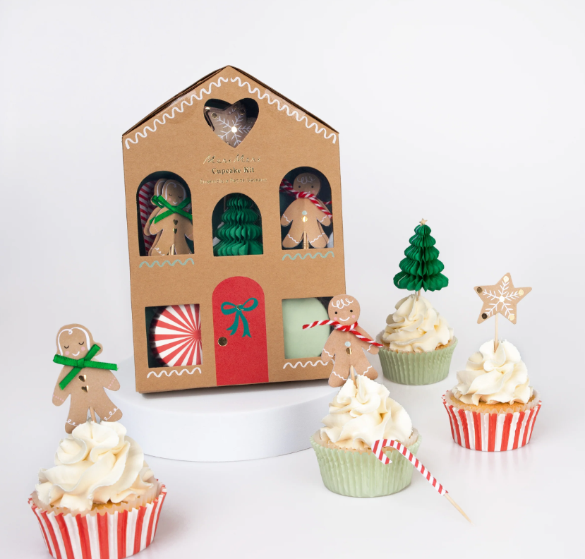 Meri Meri Cupcake Kit // Gingerbread