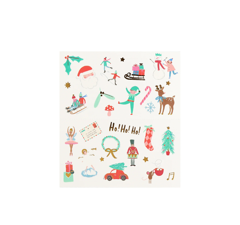 Meri Meri Geçici Dövme // Mixed Icon Christmas
