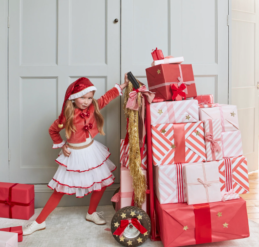 Meri Meri Çocuk Kostüm // Santa's Little Helper (3-4 Yaş)