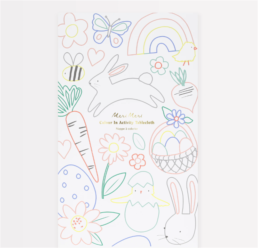 Meri Meri Aktivite Masa Örtüsü // Easter
