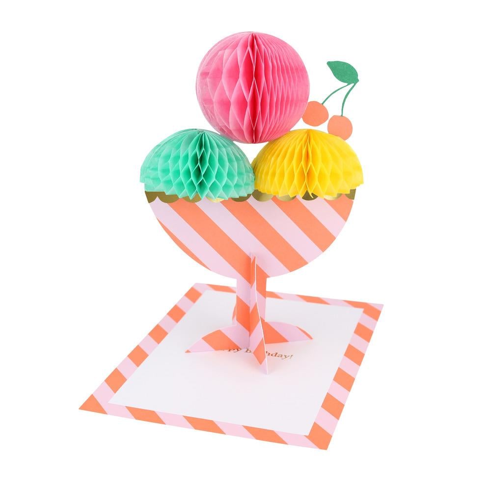 Meri Meri Tebrik Kartı // Dondurmalar