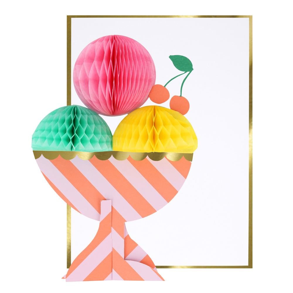 Meri Meri Tebrik Kartı // Dondurmalar