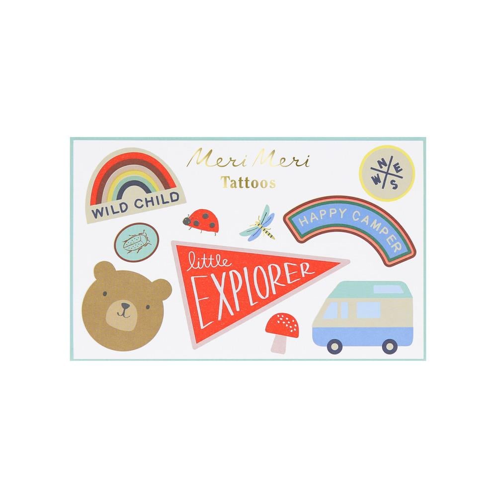 Meri Meri Geçici Dövme // Kamp