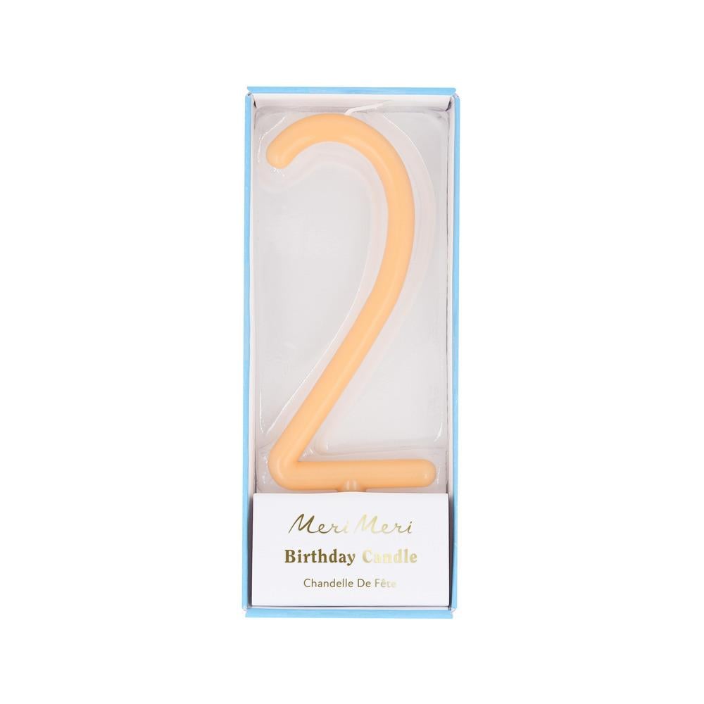 Meri Meri Parti İnce Rakam Mum // 2