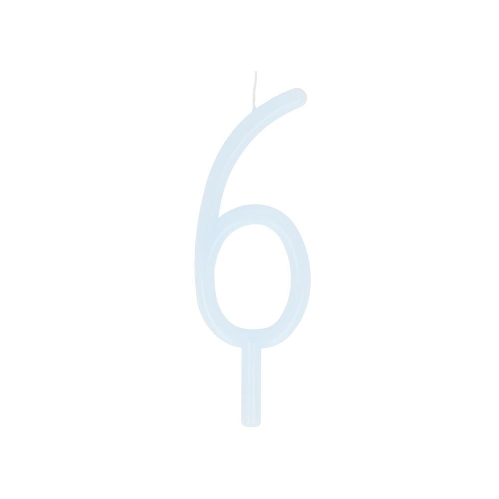 Meri Meri Parti İnce Rakam Mum // 6