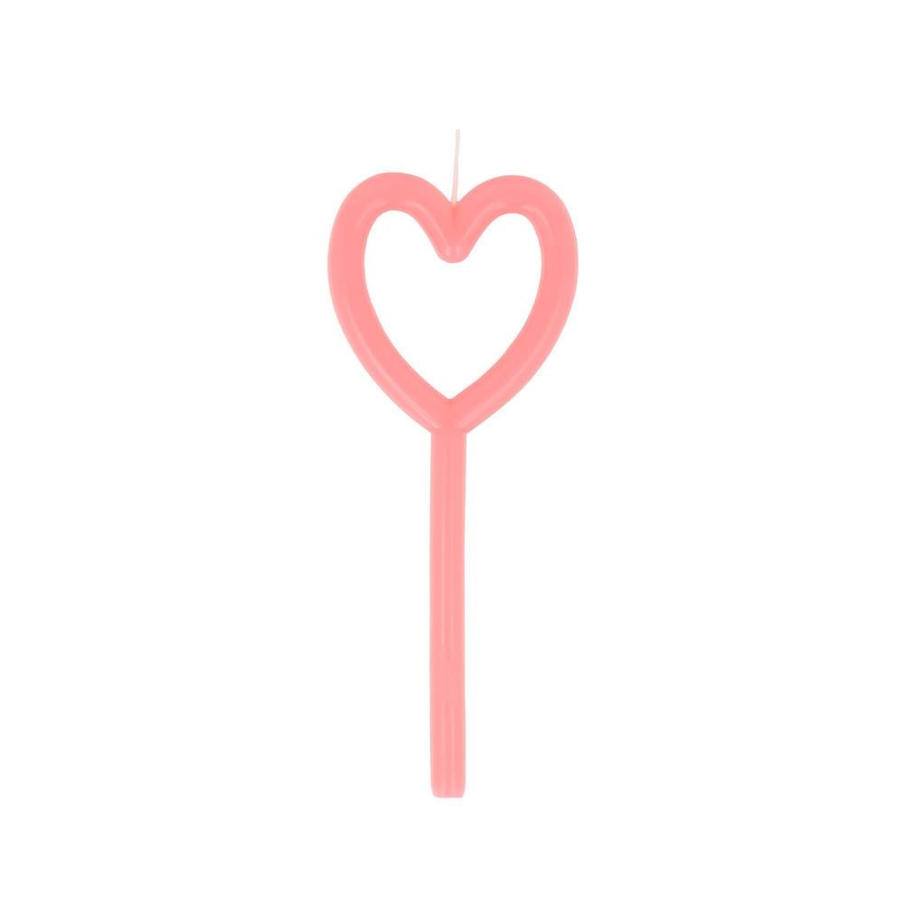 Meri Meri Parti İnce Mum // Kalp