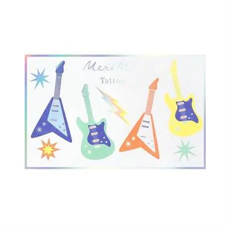 Meri Meri Ge&ccedil;ici D&ouml;vme (2 Sayfa) //  Elektro Gitar