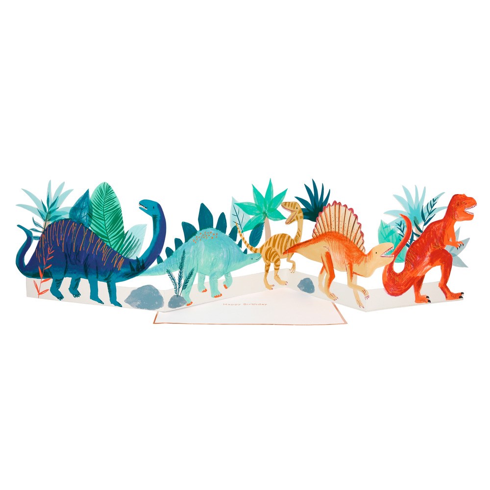 Meri Meri Tebrik Kartı // Dinozor