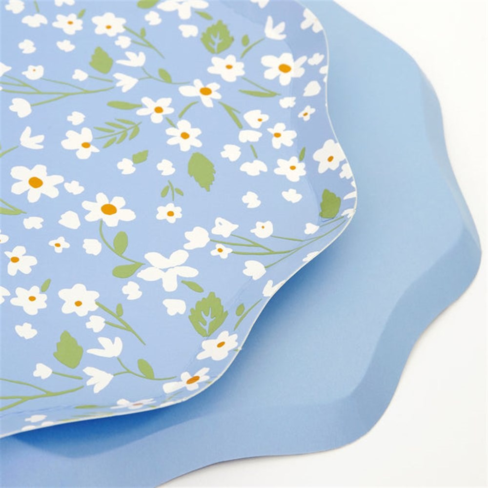 Meri Meri Parti Tabak (L) // &Ccedil;i&ccedil;ekli Tabaklar