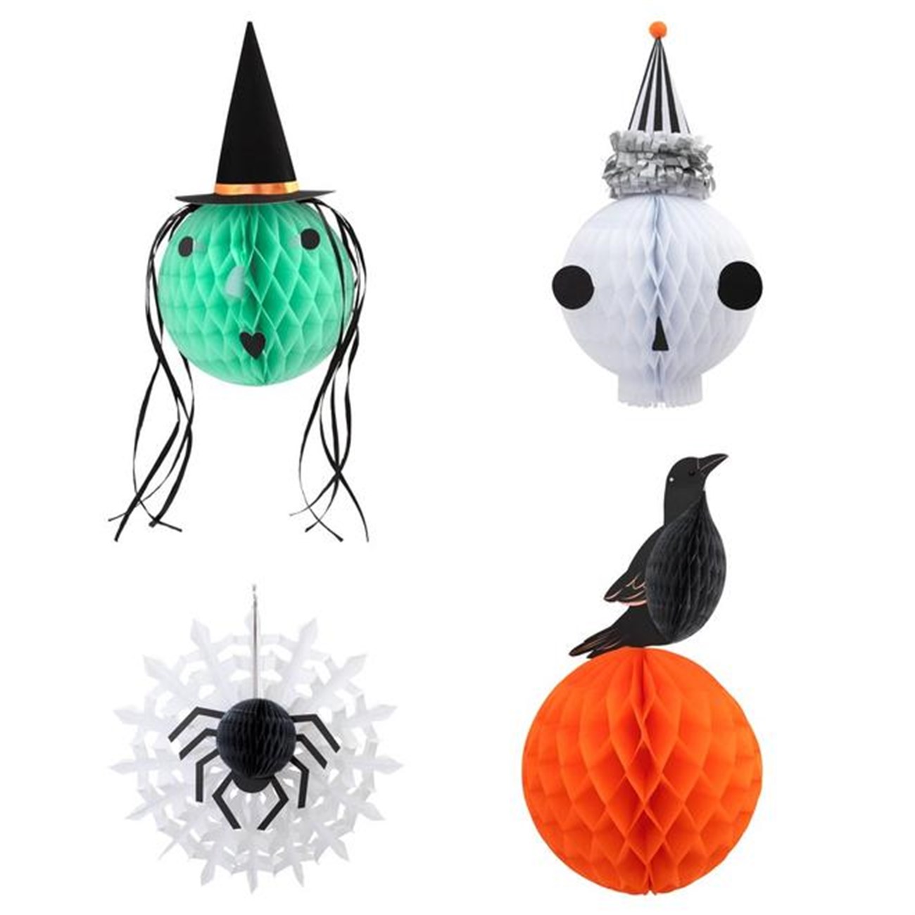 Meri Meri Klasik Halloween Bal Petekli Baş S&uuml;sleri