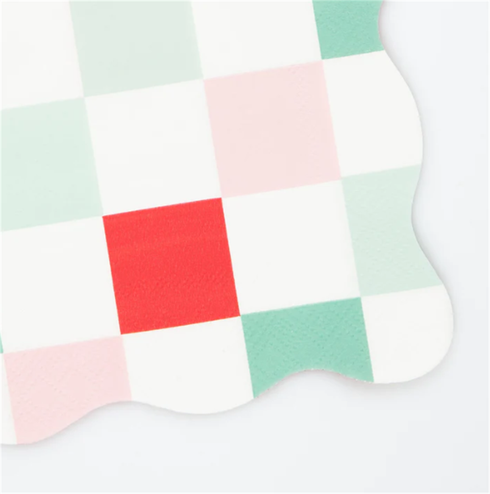 Meri Meri Parti Peçete // Kareli