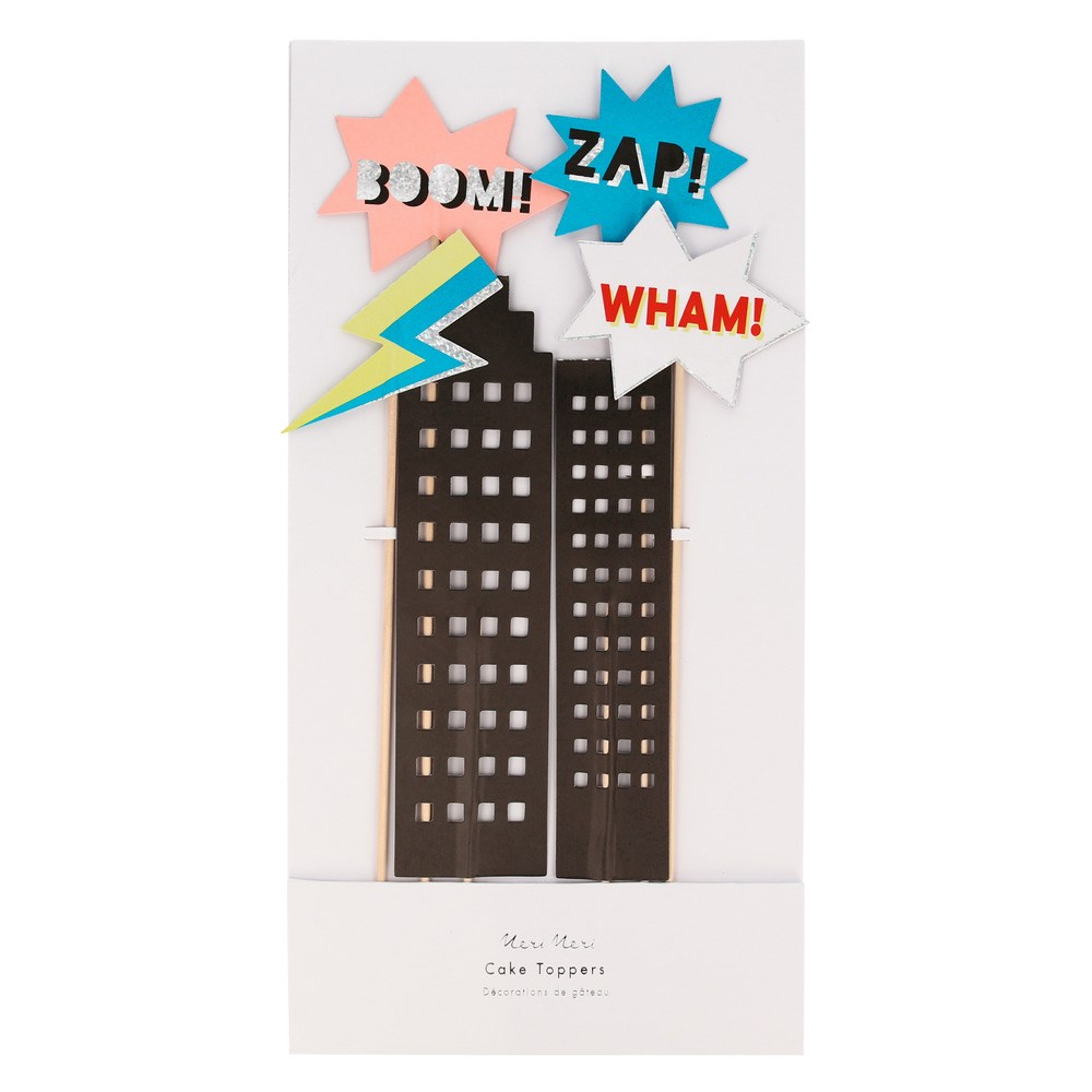 Meri Meri Parti Pasta Süs // Süper Kahramanlar