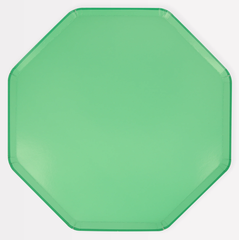 Meri Meri Parti Tabak (L) // Emerald Green