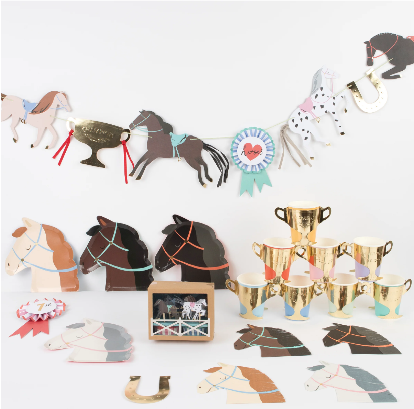 Meri Meri Parti Tabak // Horse