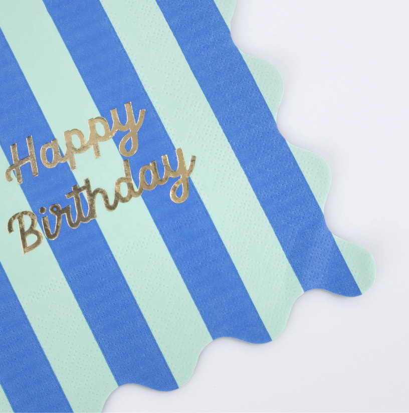 Meri Meri Peçete (L) // Happy Birthday