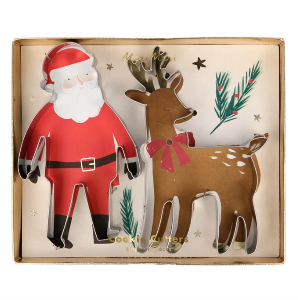 Meri Meri Kurabiye Kalıp Set // Santa & Reindeer