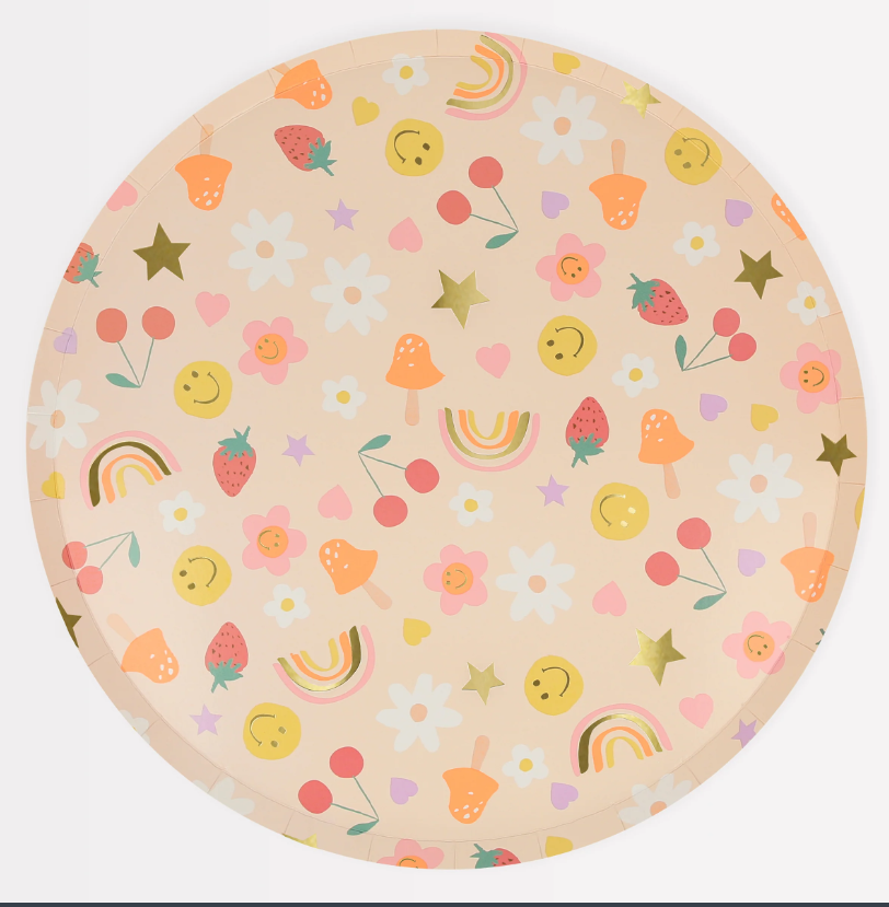 Meri Meri Parti Tabak // Happy Face