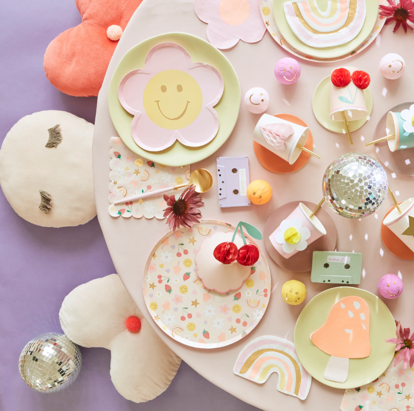 Meri Meri Parti Tabak // Happy Face