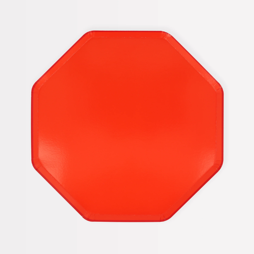 Meri Meri Parti Tabak (M) // Tomato Red