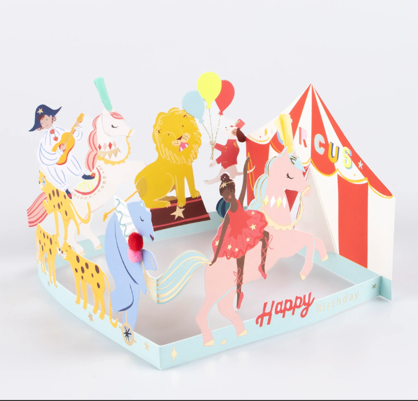 Meri Meri Tebrik Kartı // Circus