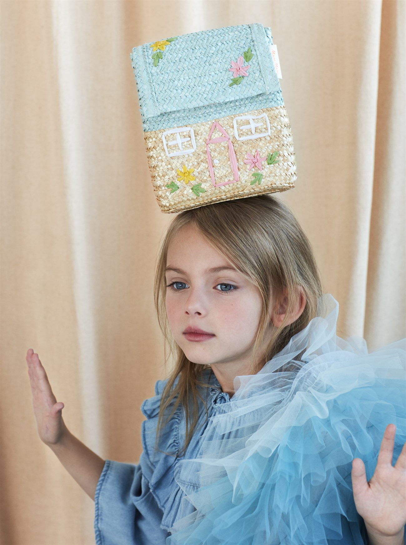 Meri Meri Hasır Çanta // Ev