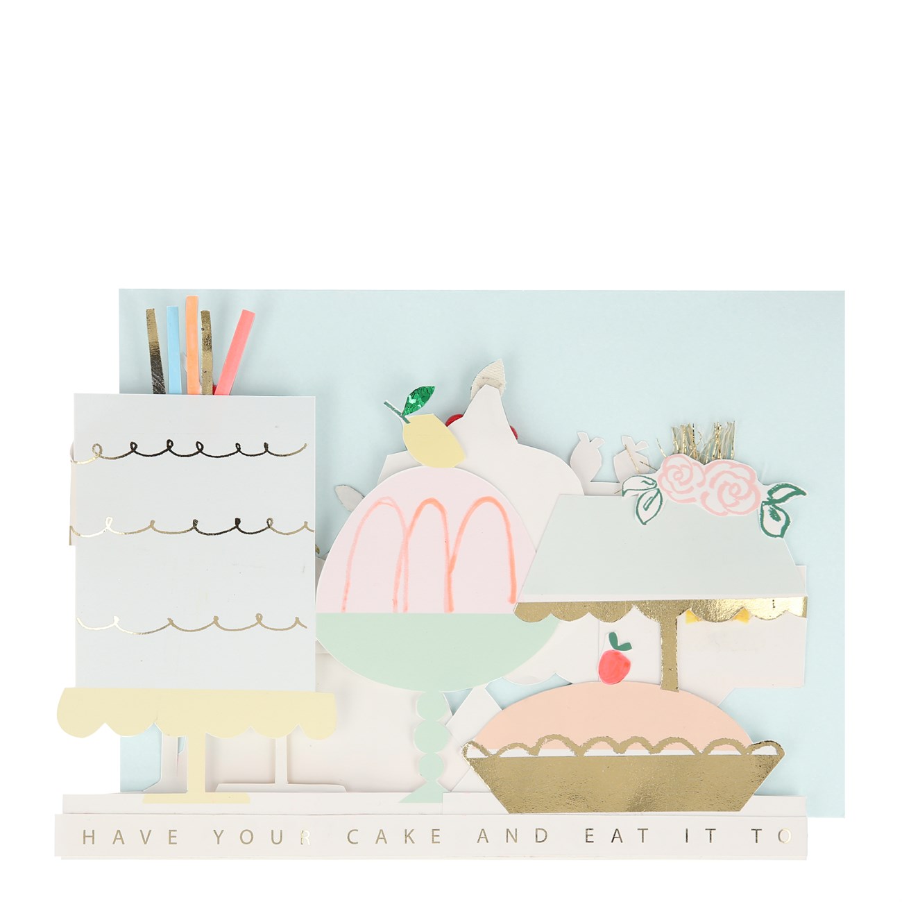 Meri Meri Tebrik Kartı // Pasta