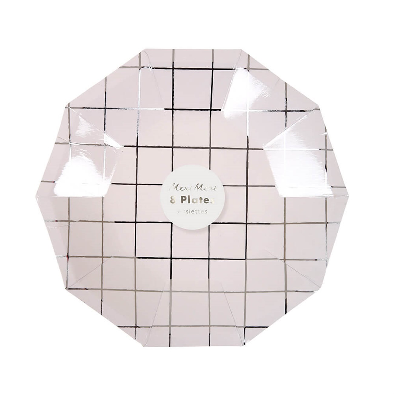 Meri Meri Parti Tabak (S) // Gümüş Kareli